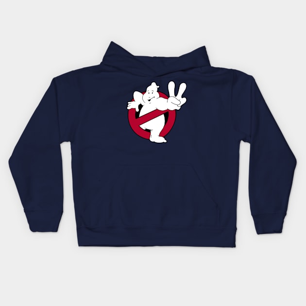 Ghostbusters 2 Title Card Logo Kids Hoodie by iTZBLaSToFFTiMe